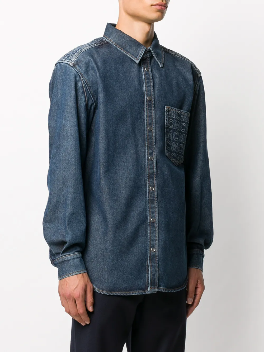 MCM Denim overhemd Blauw