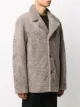 Yves Salomon Army shearling buttoned coat