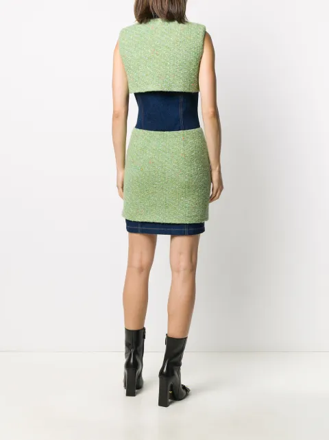 Moschino panelled fitted dress A04585519 - 3