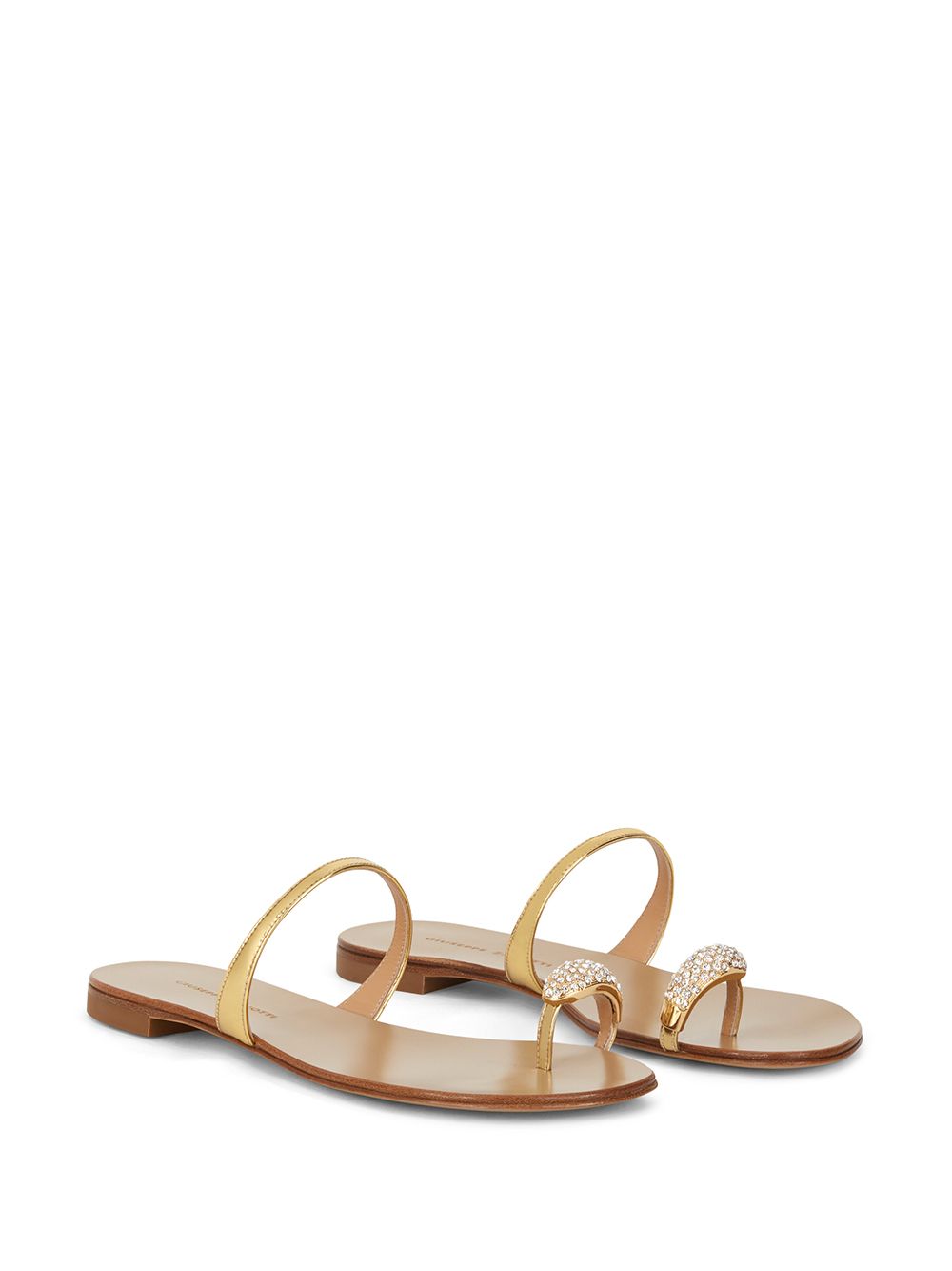 Giuseppe Zanotti Sandalen met teenring - Goud