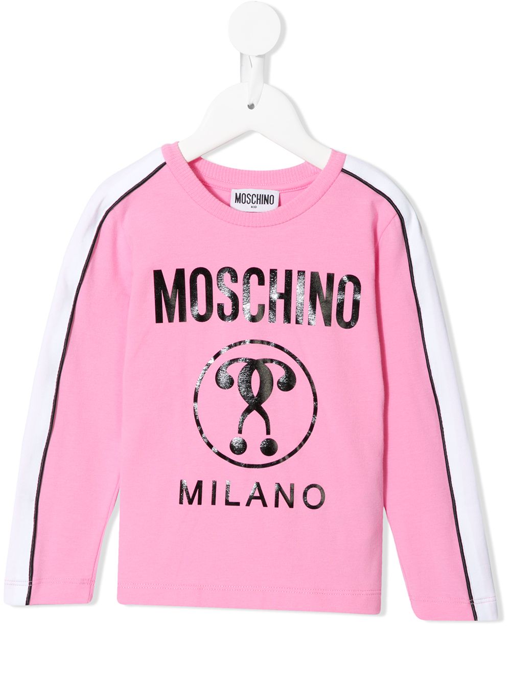 фото Moschino kids футболка с принтом