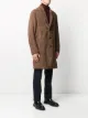 Ajmone single-breasted leather coat