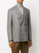 Lardini houndstooth double breasted blazer