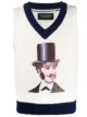 Imagen 1 de Viktor & Rolf chaleco de punto de intarsia