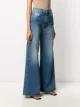 The Attico flared high-rise jeans