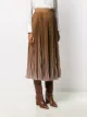 Dolce & Gabbana ombré pleated midi skirt
