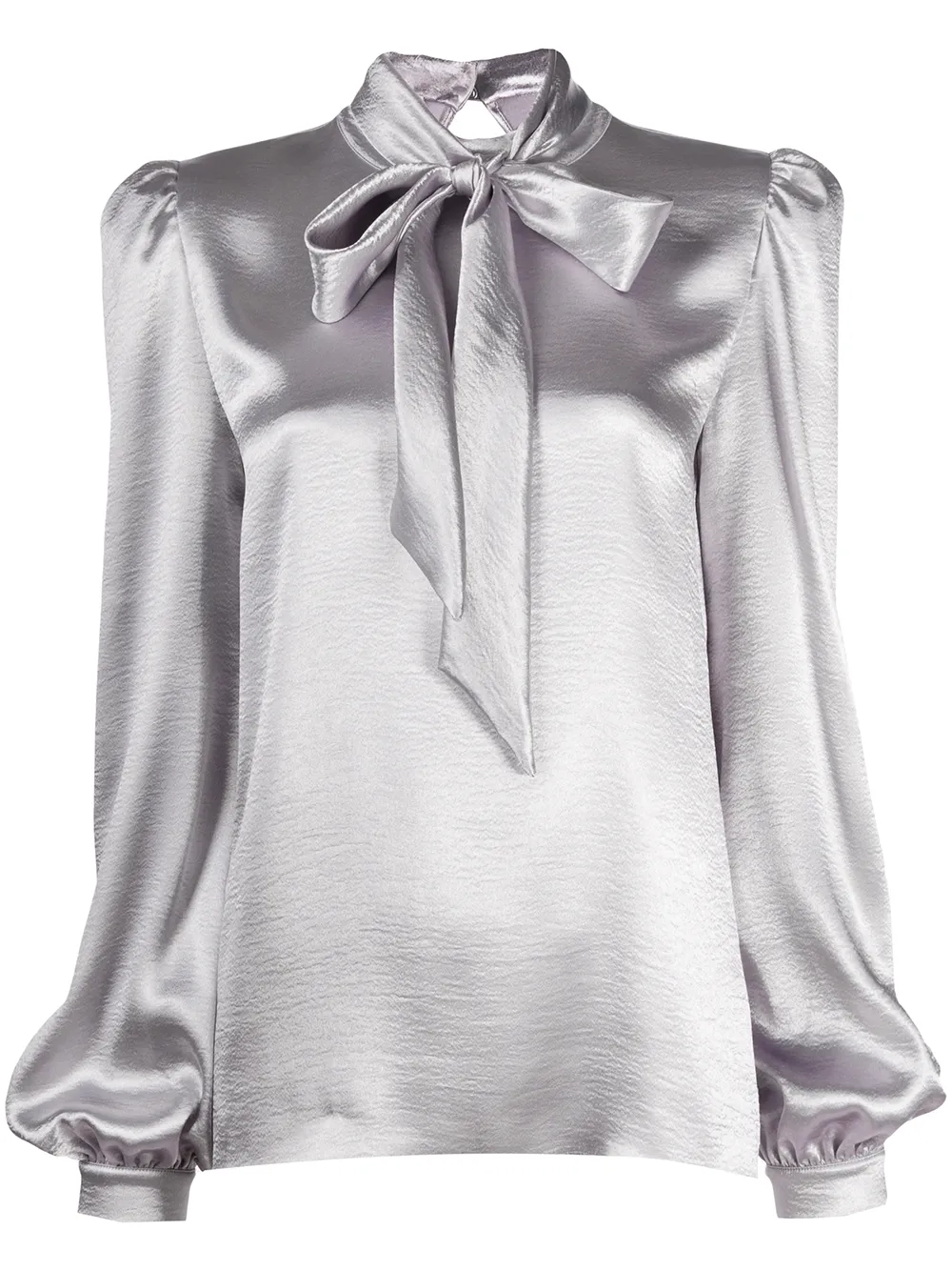 silver satin blouse uk