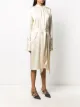 LOEWE belted satin dress