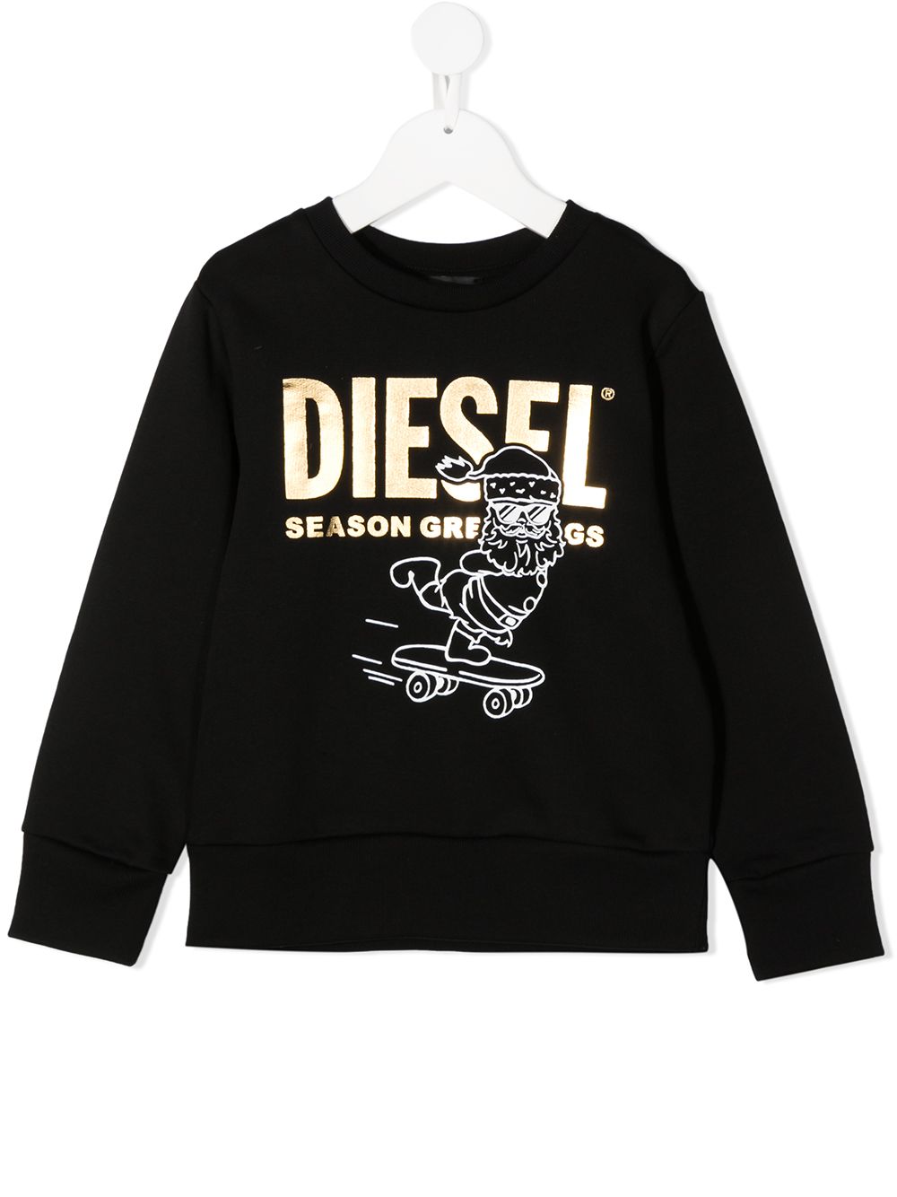 фото Diesel kids толстовка с графичным принтом и логотипом