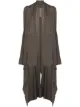 Image 1 of Rick Owens asymmetric long cardigan