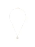 Mateo 14kt yellow gold U-initial diamond necklace