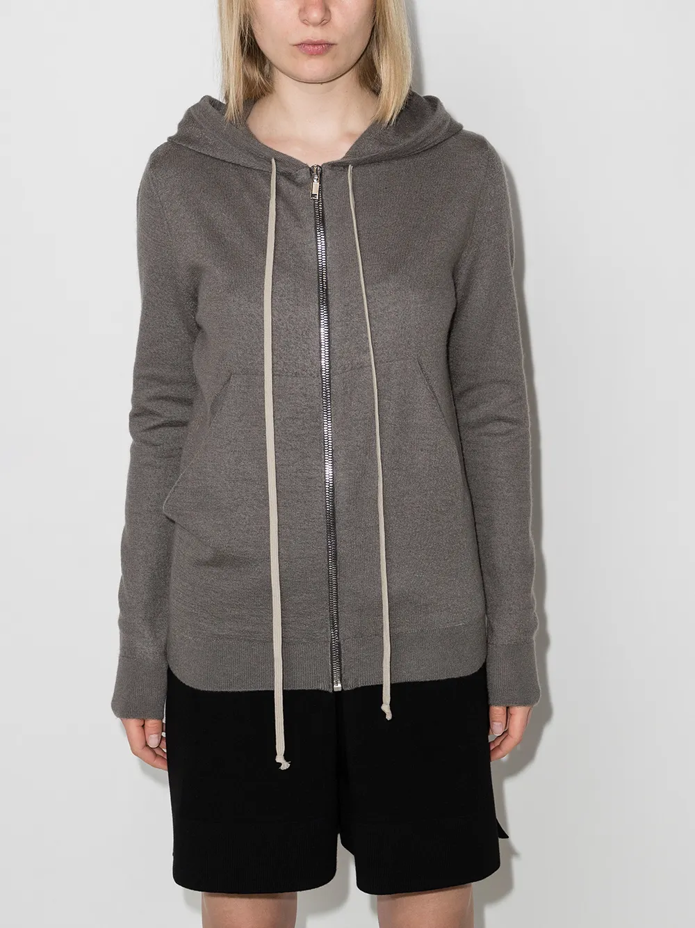 фото Rick owens кашемировое худи на молнии