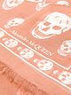 Alexander McQueen Skull print frayed scarf