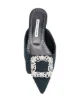 Manolo Blahnik Maysale jewel buckle mules