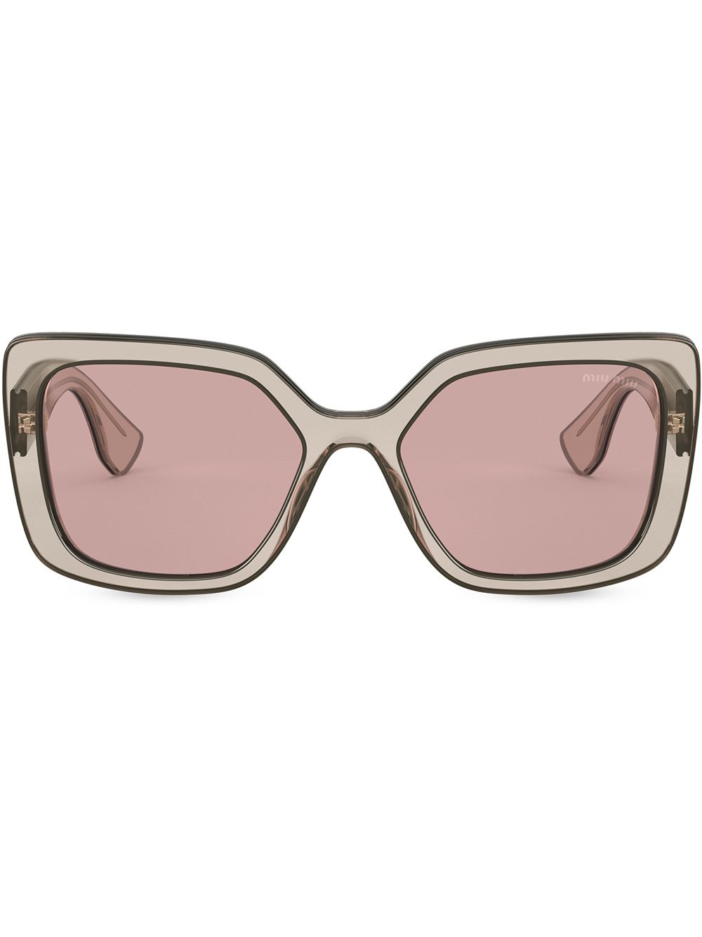 Miu Miu Eyewear Square Frame Sunglasses Farfetch 2362