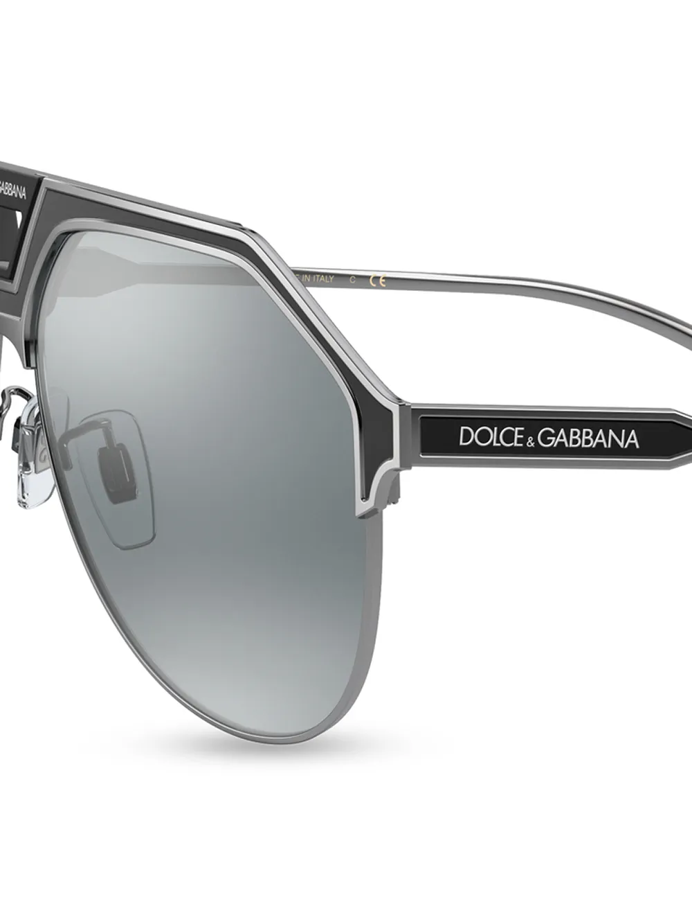 фото Dolce & gabbana eyewear солнцезащитные очки-авиаторы dg2257