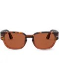 Persol tortoiseshell-effect square-frame sunglasses - Green