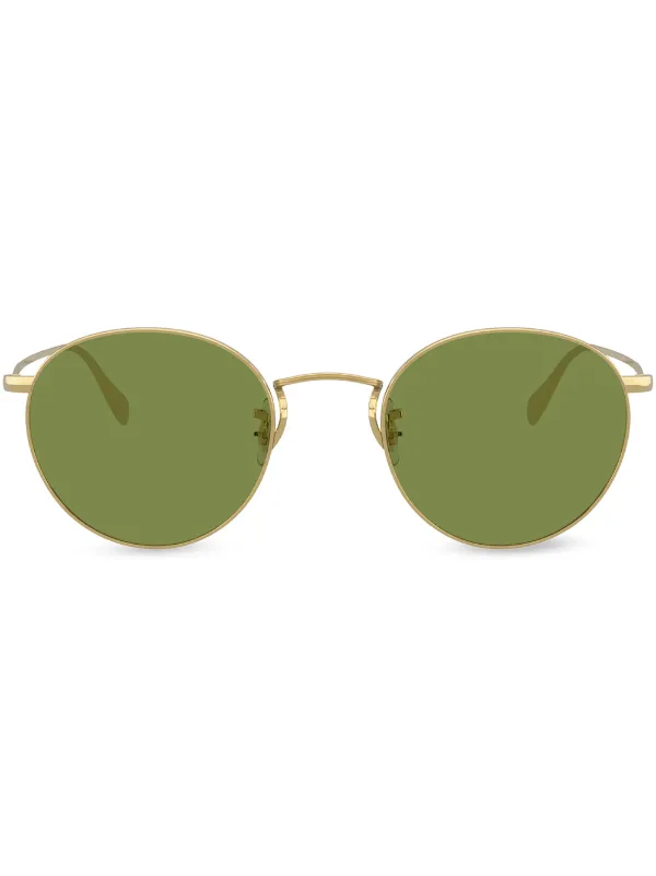 Oliver Peoples Coleridge ラウンド サングラス | ゴールドトーン 