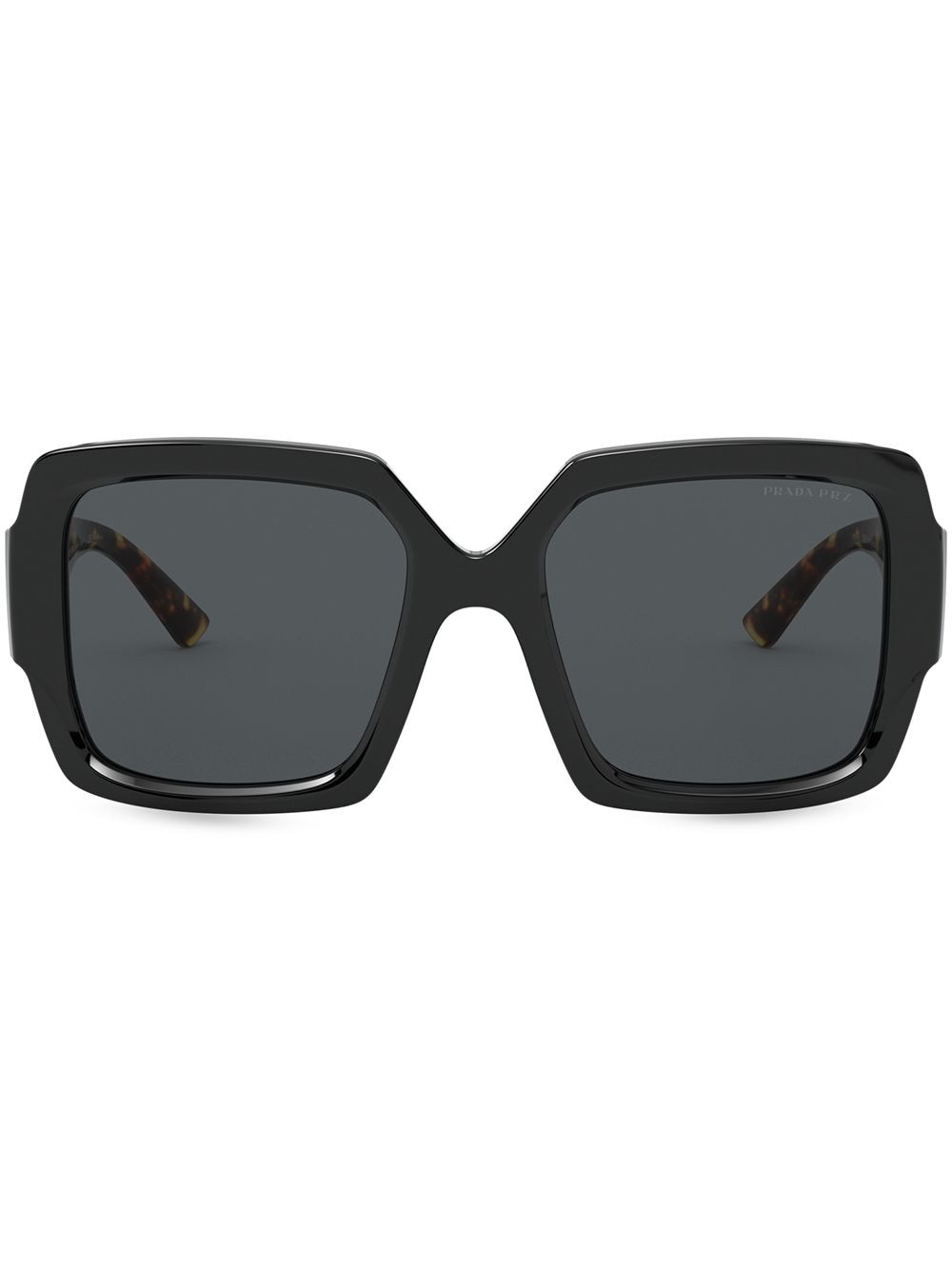 

Prada Eyewear lentes de sol con armazón cuadrada - Negro
