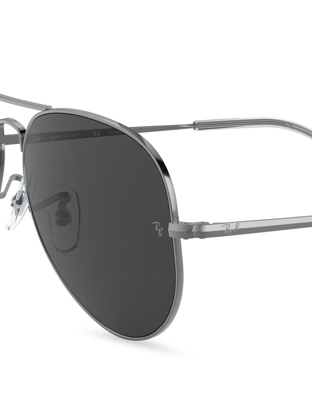 Ray Ban Rb3025 Pilot-frame Metal And Glass Aviator Sunglasses In Black