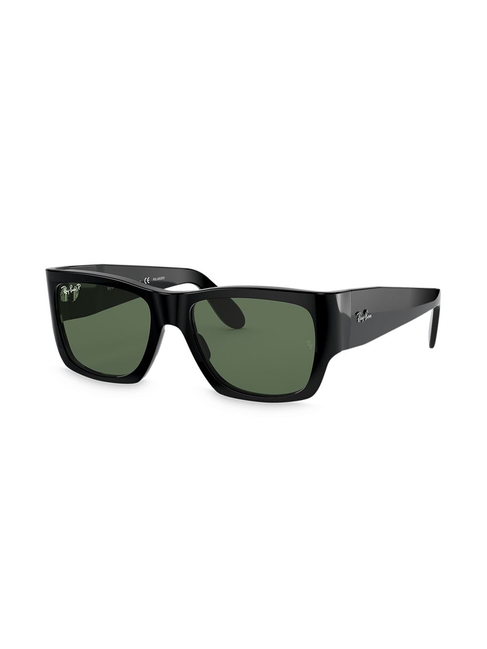 Shop Ray Ban Wayfarer Nomad Sunglasses In Black