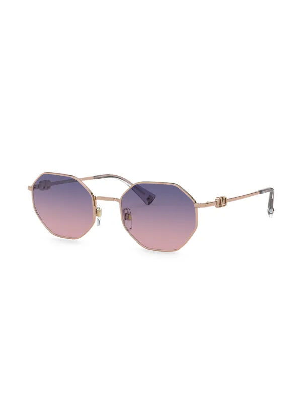Valentino Eyewear Occhiali Da Sole Ottagonali VLOGO - Farfetch