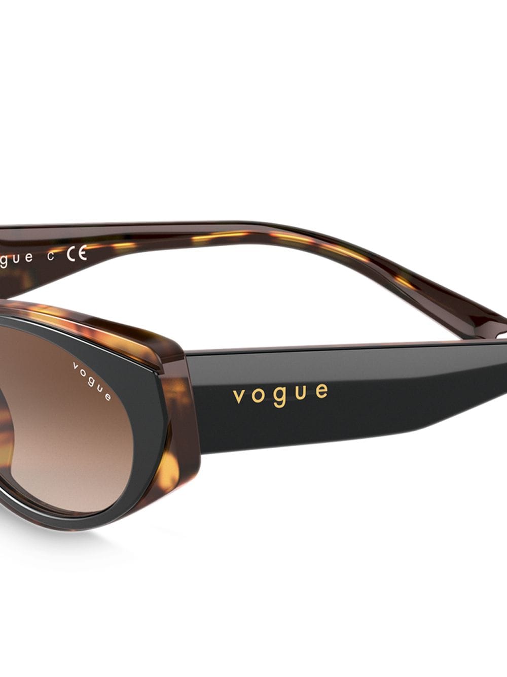 фото Vogue eyewear солнцезащитные очки в квадратной оправе черепаховой расцветки