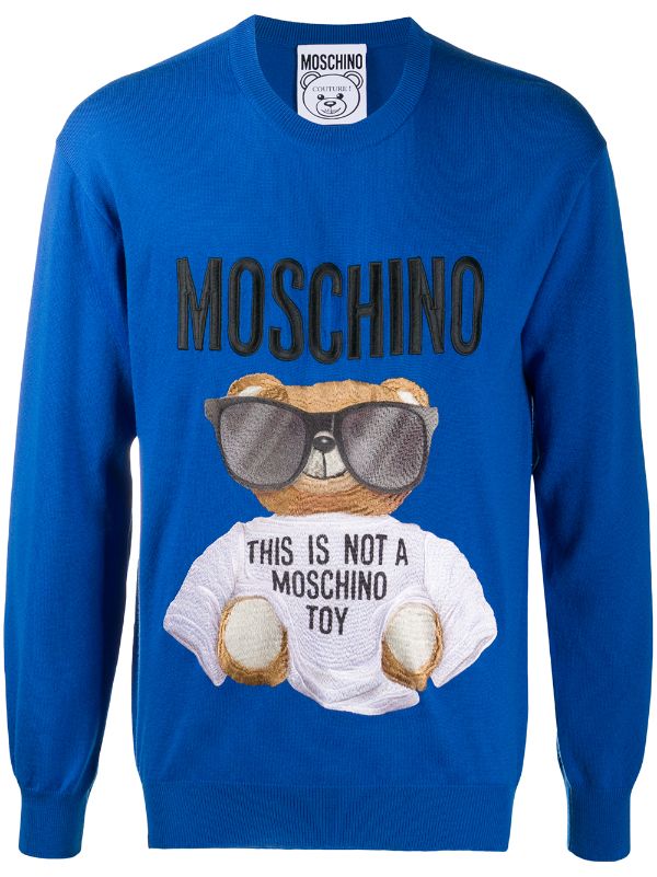 moschino jumper teddy