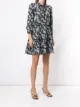 Veronica Beard Hawken tie-neck floral dress
