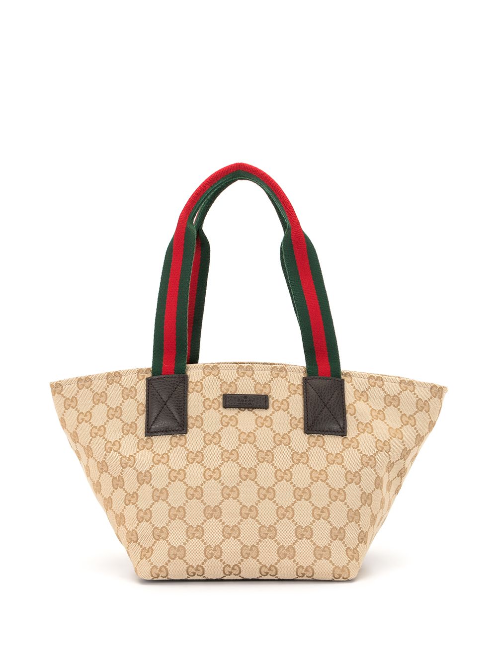 фото Gucci pre-owned сумка-тоут shelly с узором gg