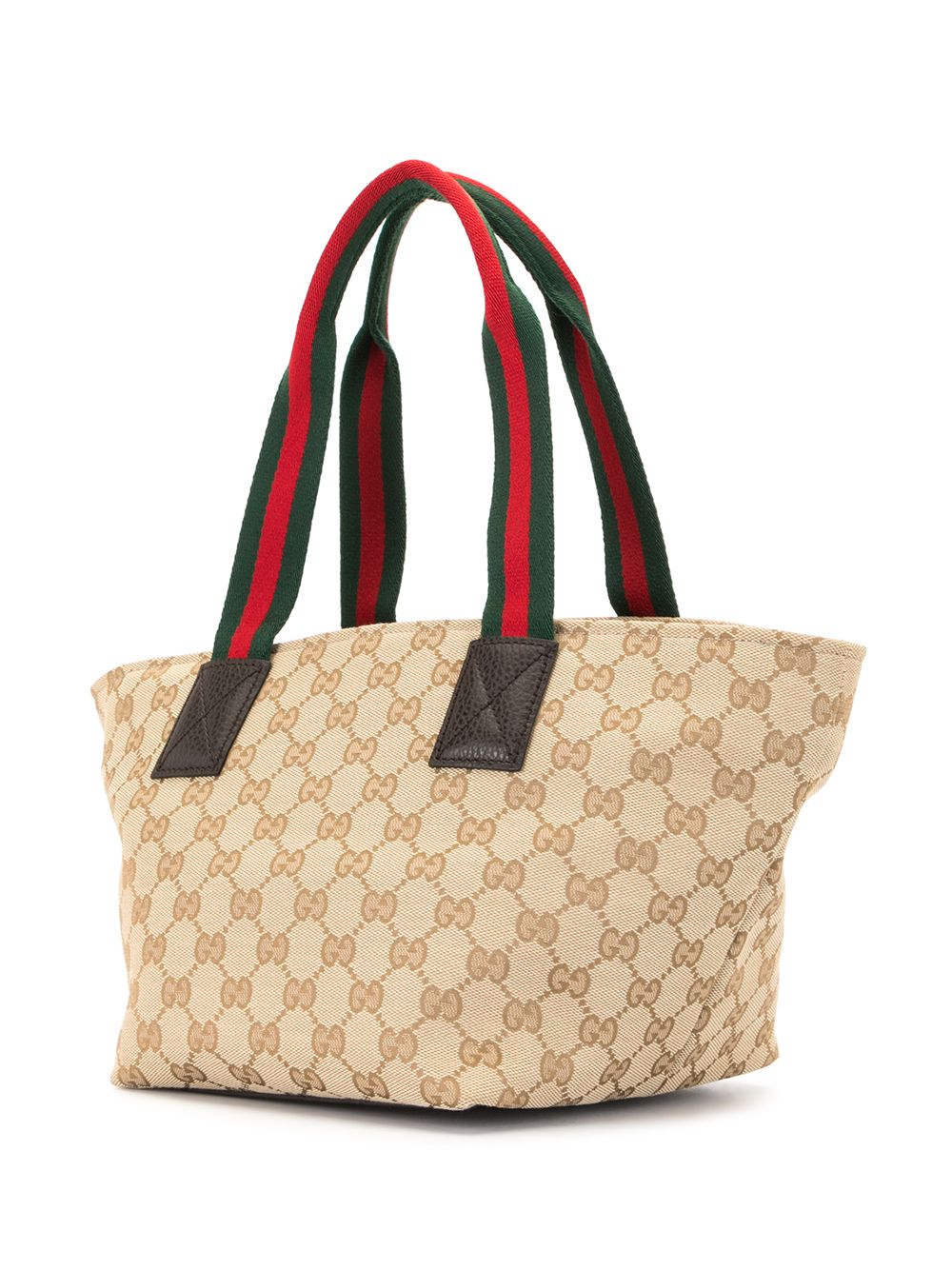 фото Gucci pre-owned сумка-тоут shelly с узором gg