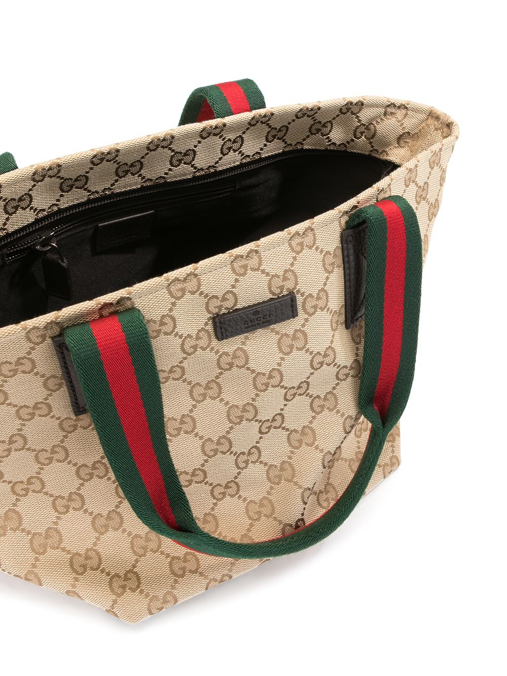 фото Gucci pre-owned сумка-тоут shelly с узором gg