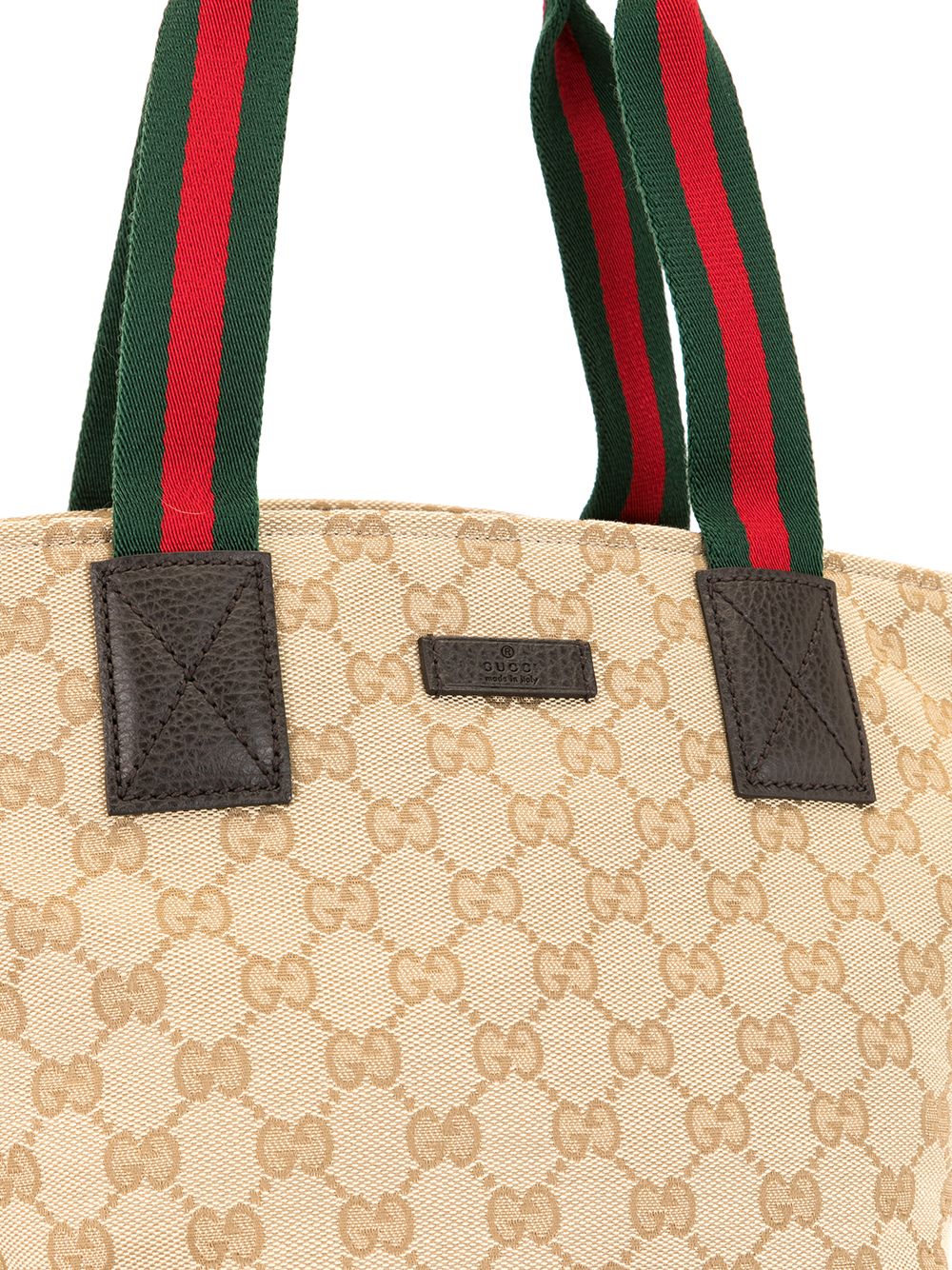 фото Gucci pre-owned сумка-тоут shelly с узором gg