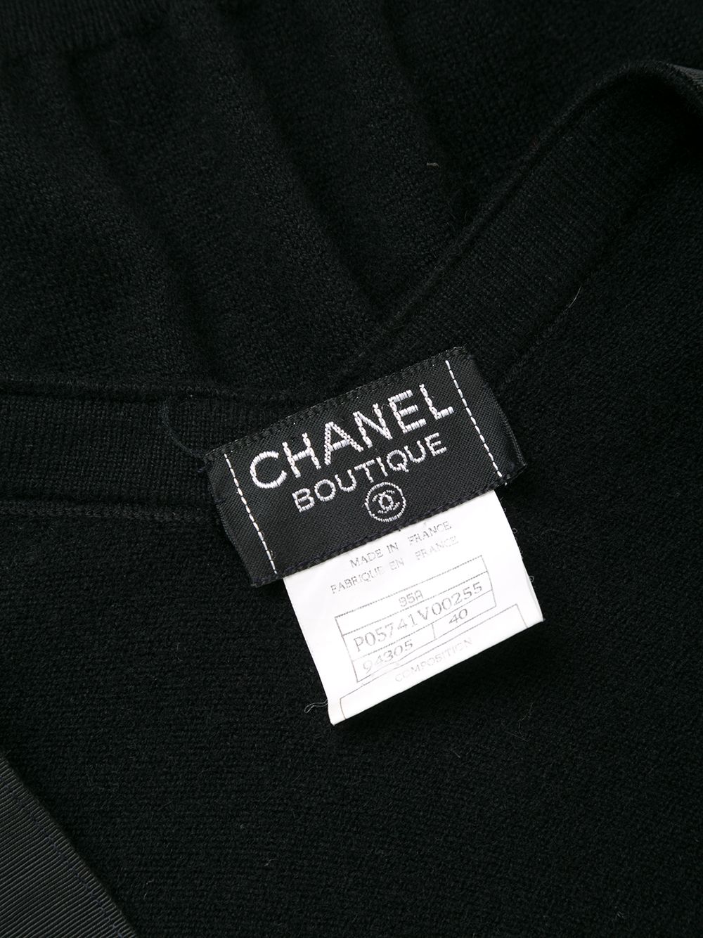 фото Chanel pre-owned укороченный кардиган 1995-го года на пуговицах