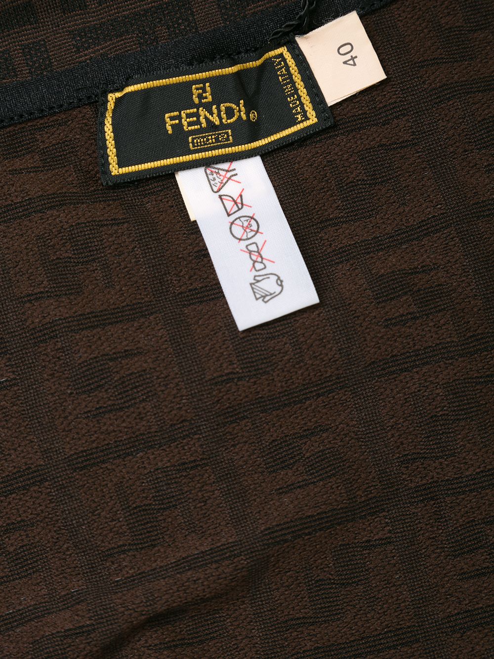 фото Fendi pre-owned бикини с узором zucca