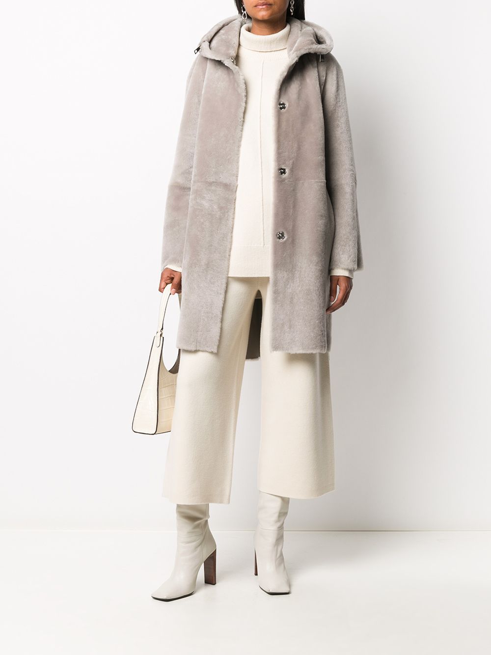 фото Suprema long-sleeve shearling coat