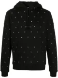 Saint Laurent eyelet detail hoodie - Black