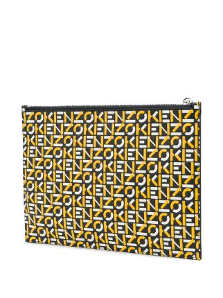 logo print clutch bag展示图