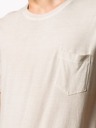 crew neck chest pocket T-shirt展示图