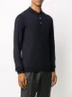 Boglioli long-sleeved knitted polo shirt