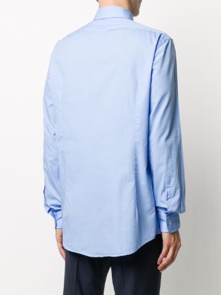 spread collar long-sleeve shirt展示图