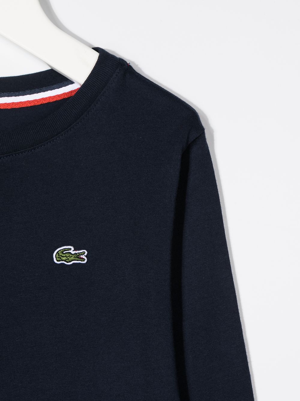 фото Lacoste kids футболка с вышитым логотипом