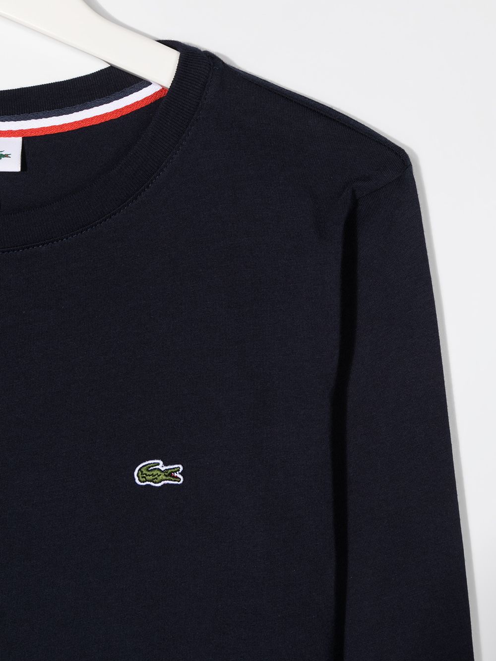 фото Lacoste kids футболка с вышитым логотипом