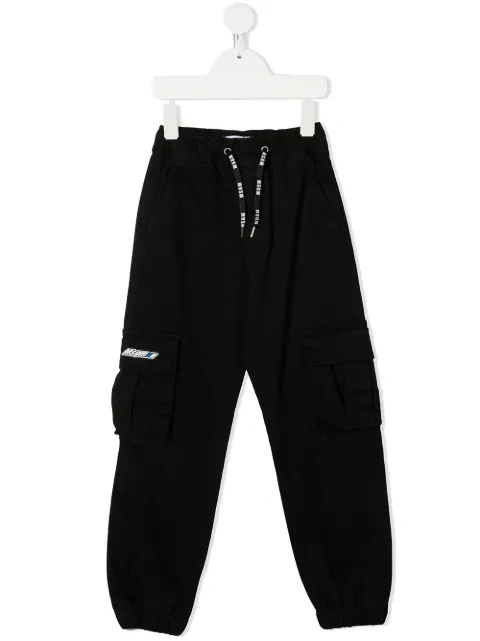 MSGM Kids drawstring waist trousers