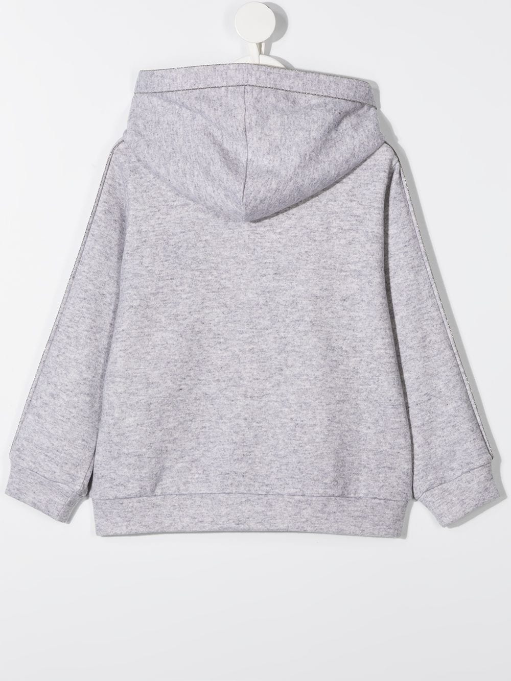 Brunello Cucinelli Kids Effen hoodie - Grijs