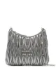 Image 1 of Miu Miu logo-plaque matelassé shoulder bag