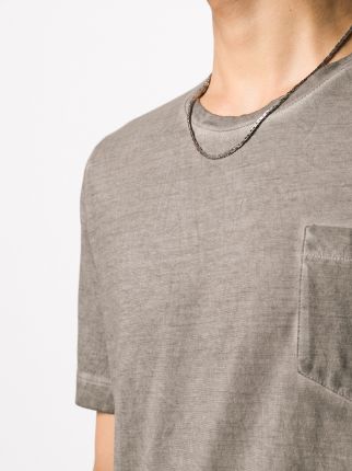 crew neck chest pocket T-shirt展示图