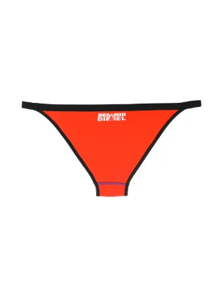 logo print bikini bottom展示图