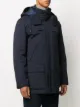 Fay reversible long sleeve coat