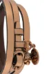 Alexander McQueen skull charm leather bracelet